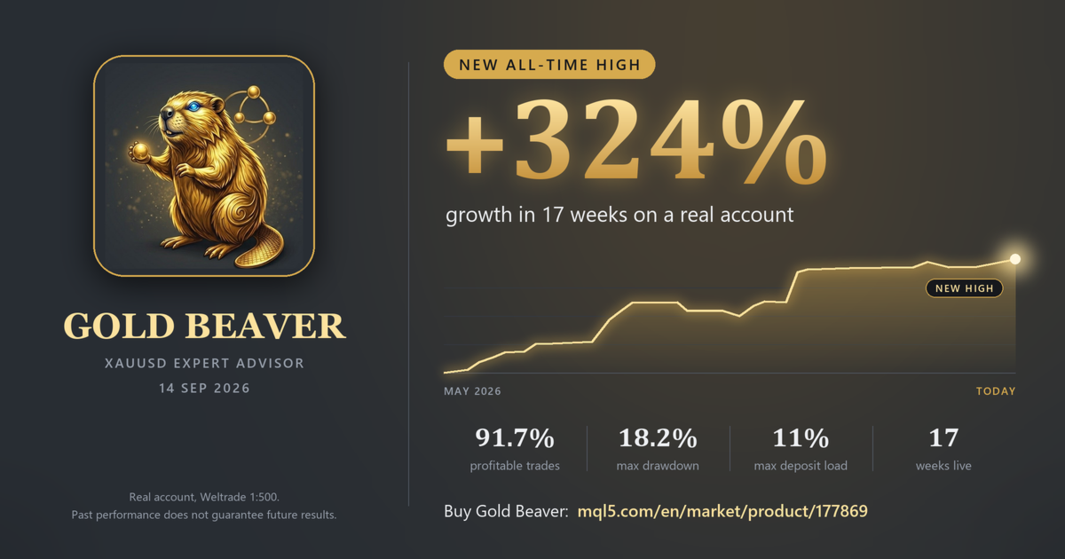 Gold Beaver MT5 — MQL5 لقطة شاشة 2