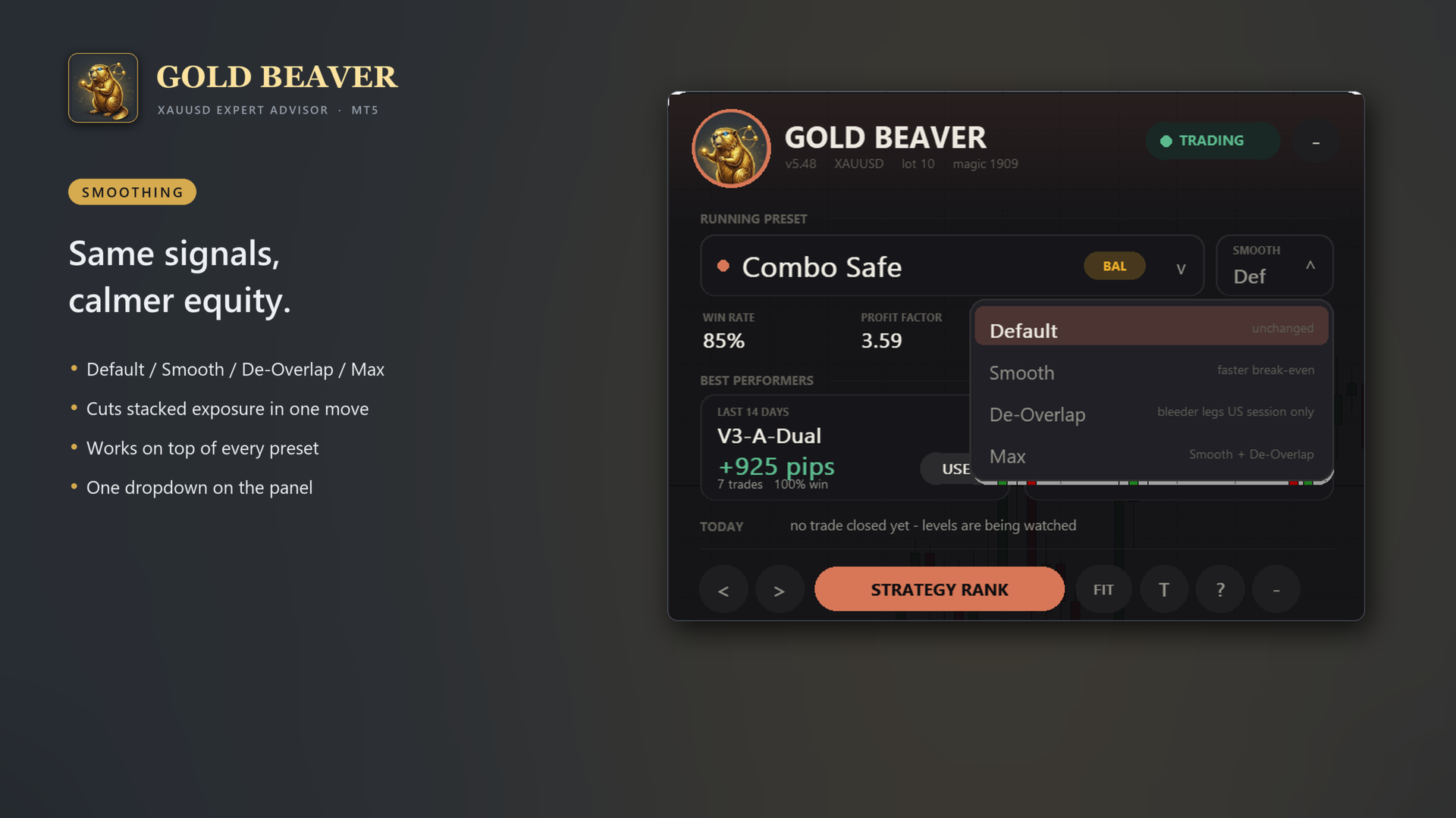 Gold Beaver MT5 — MQL5 لقطة شاشة 6