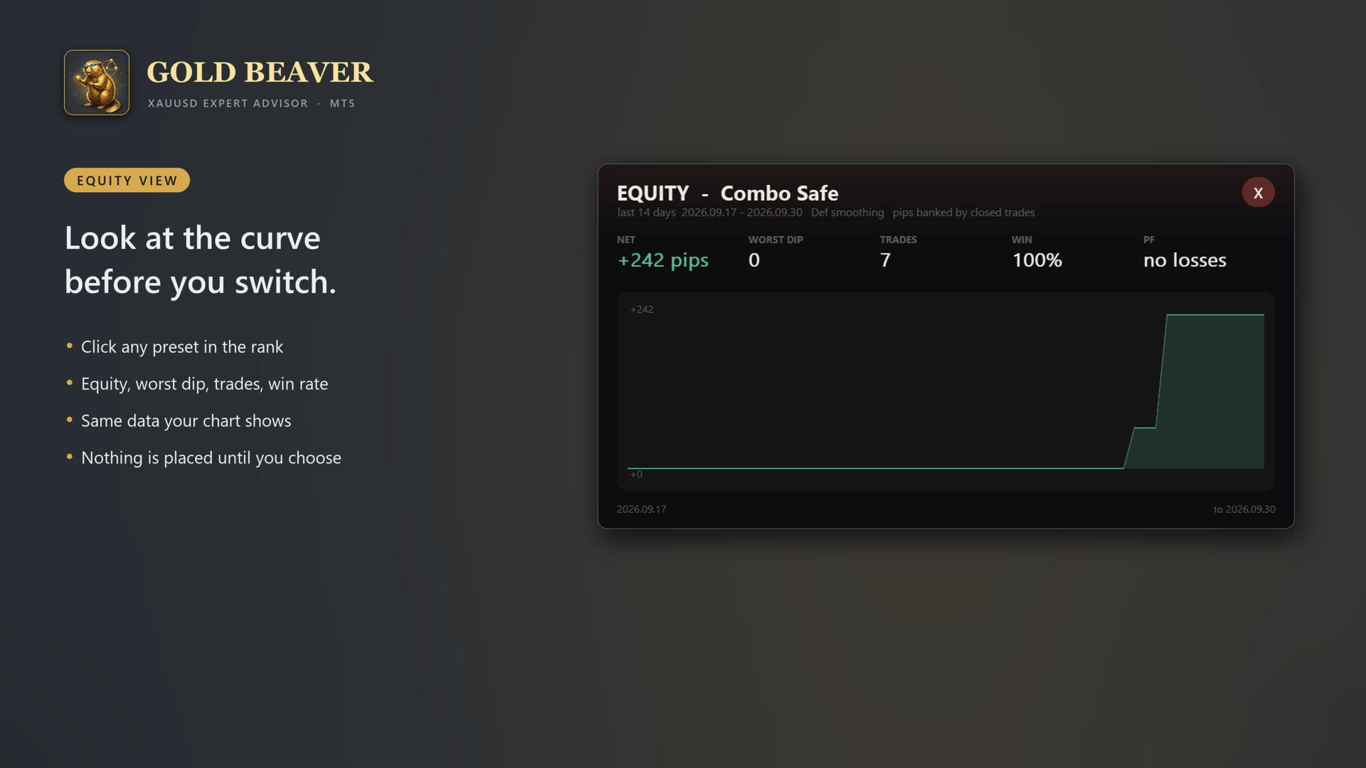 Gold Beaver MT5 — MQL5 لقطة شاشة 7