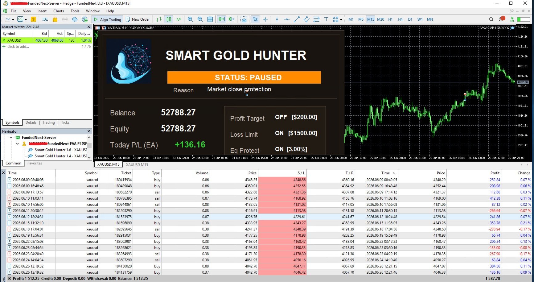 Smart Gold Hunter MT5 — MQL5 Screenshot 7