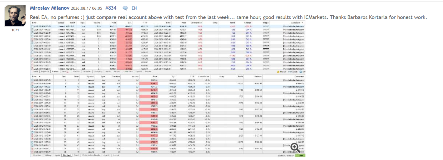 Smart Gold Hunter MT5 — MQL5 Screenshot 11