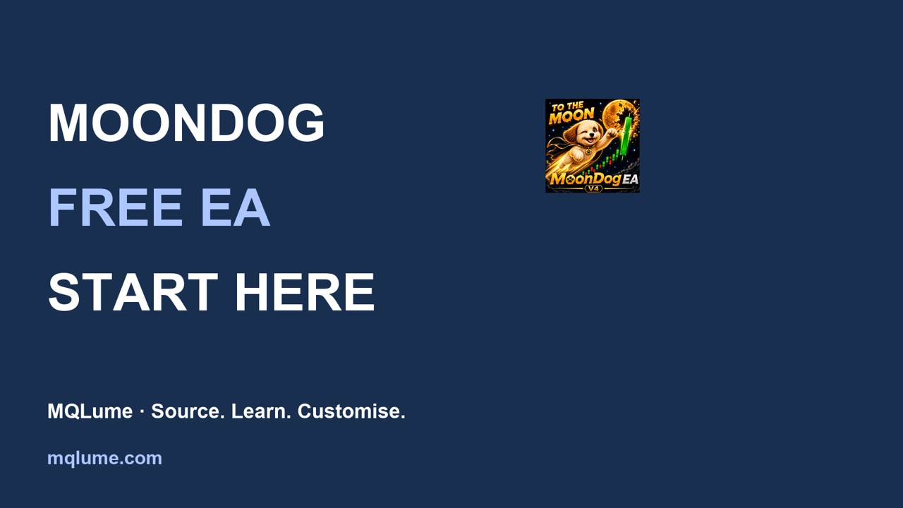 MoonDog FREE: your first MT5 installation and compile