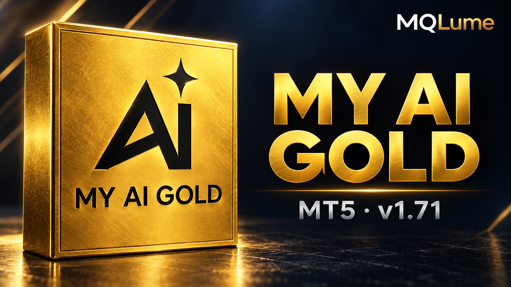 My AI Gold MT5 1.71: automatic lots on XAUUSD, Jan–Oct 2026