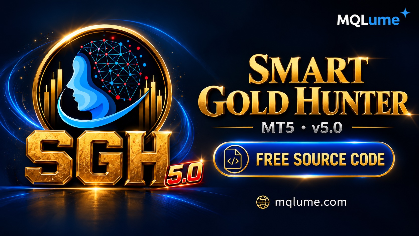 Free Smart Gold Hunter MT5 5.0: +242.15% in a 12-month gold backtest