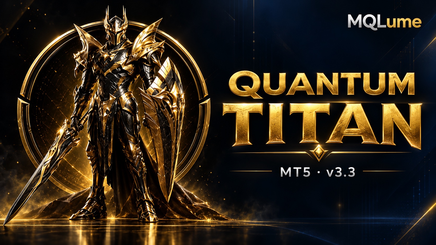 Quantum Titan MT5 3.3: automatic lots on XAUUSD, Jan–Oct 2026
